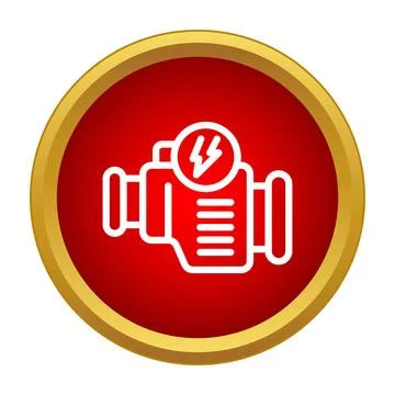 Car engine check warning light showing problem Stock Illustration