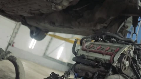 	car engine , close up Stock Footage 131299477