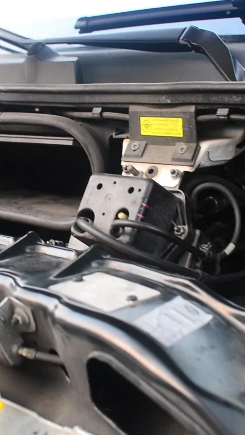 Car engine close-up showing complex machinery and engineering details Stock Footage 298900639