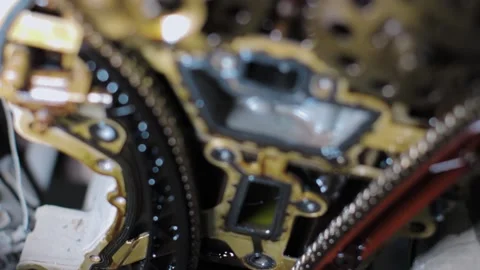 Car engine in closeup Video stock 133643284