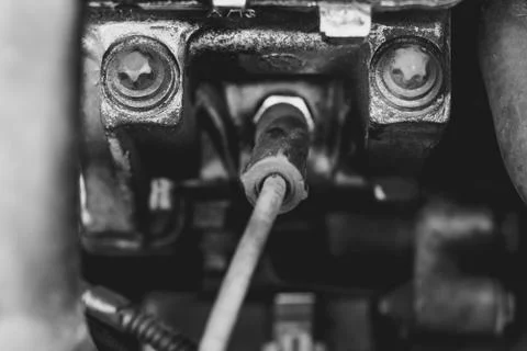 Car engine closeup Photos