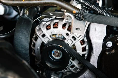Car engine detail Fotos Stock