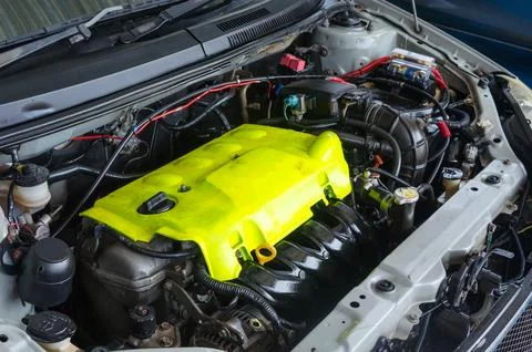 Car engine detail Stock Photos