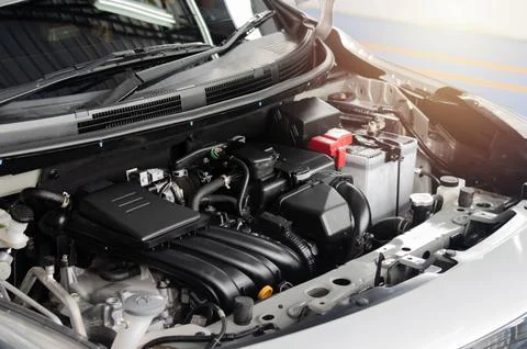 Car engine detail Stock Photos