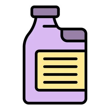 Car engine fluid icon vector flat Stock Illustration