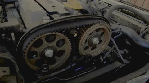 Car engine Stock Footage 54929254