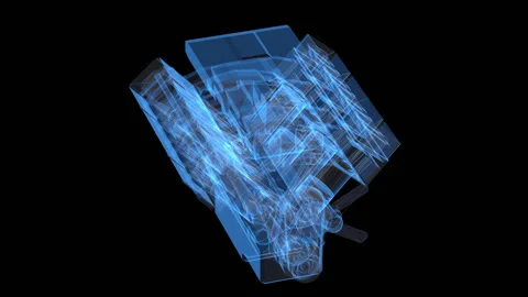 Car Engine Stock Footage 134183846