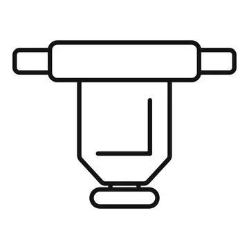 Car engine fuel filter icon showing car part for cleaning Stock Illustration