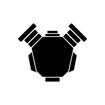 Car engine icon vector Stock Illustration