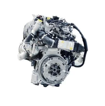 Car engine isolated on a white background 库存照片