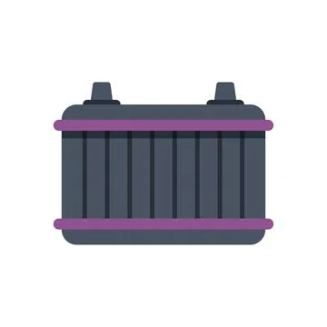 Car engine lead acid battery for vehicle power supply Stock Illustration