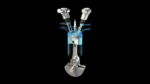 Car Engine Long Version Stock Footage