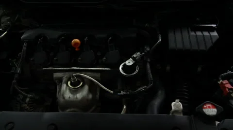 Car engine, machine Stock Footage 45806885