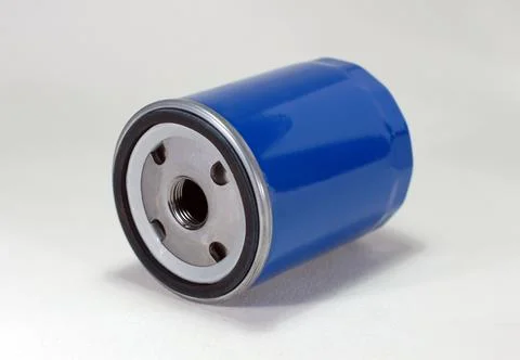 Car engine oil filter Fotos Stock