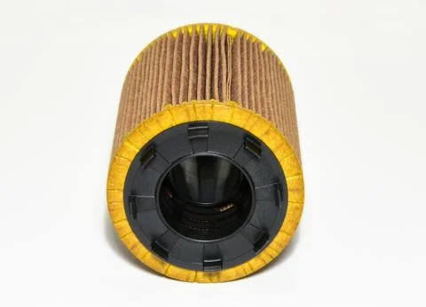 Car engine oil filter Stock-Fotos