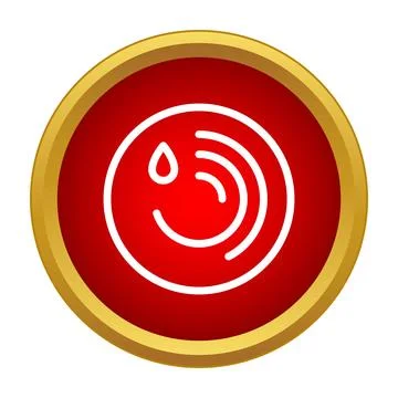 Car engine oil warning light symbol icon Stock Illustration