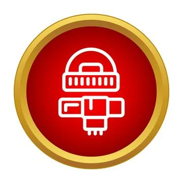 Car engine part component icon vector image Stock Illustration