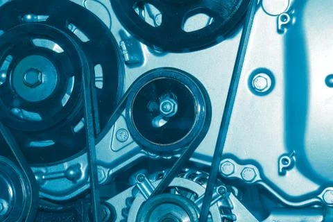 Car engine part Stock Photos