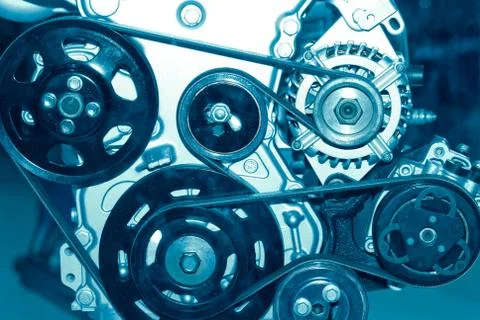 Car engine part Stock Photos