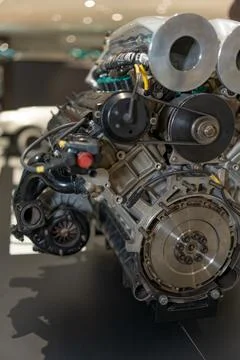 Car engine part. Stock Photos