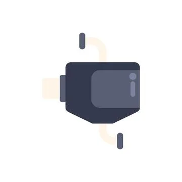 Car engine part providing power to vehicle in motion Illustrazione stock