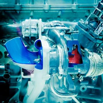 Car engine Foto stock