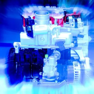  car engine Foto stock
