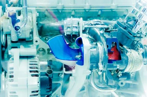 Car engine Foto stock