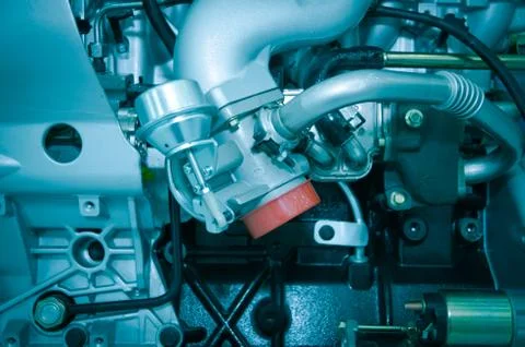 Car engine Stock-Fotos