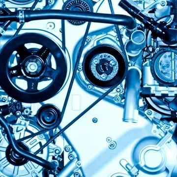  car engine Foto stock