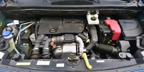 Car engine 库存照片