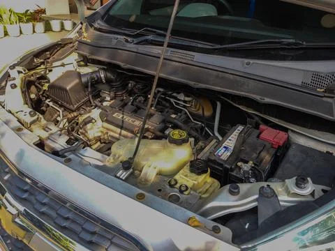 Car engine Stock-Fotos