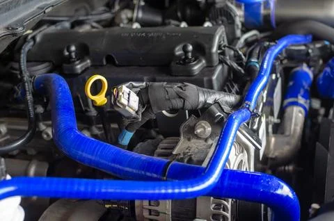 Car engine Fotos Stock