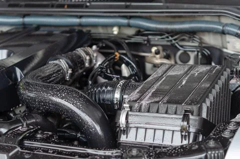 Car engine Fotos Stock