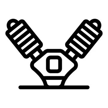 Car engine pistons and connecting rods working together イラスト素材
