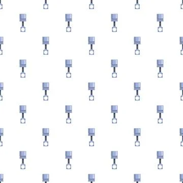 Car engine pistons forming a seamless pattern background Stock Illustration