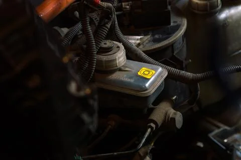 Car engine repair cleaning Stock Photos