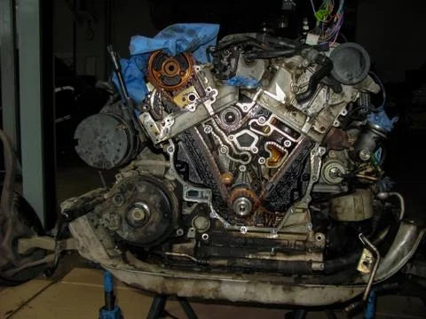 Car engine repair Stock Photos