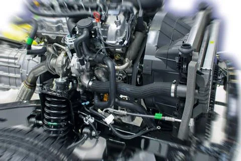 Car engine section Stock Photos