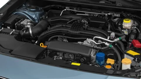 Car engine Sedan 2018 Subaru Impreza 2.0i Limited Sedan 50th Anniversary Package Stock Footage 159990055