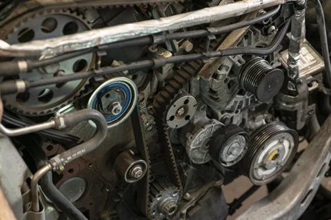 Car engine timing belt 3 Fotos de archivo