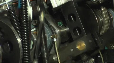 Car engine working Stock Footage 1088814