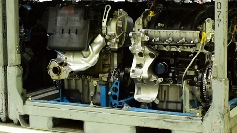 Car engines Stock Footage 73413321
