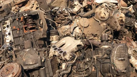 Car Engines Isolated in Sunlight 動画素材 98430947
