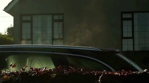 Car evaporation 1 Video stock 12518610
