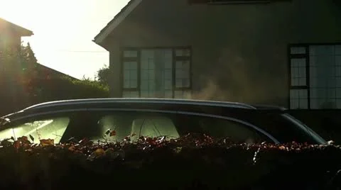 Car evaporation 2 Video stock 12518607