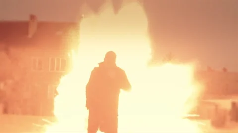 Car explosion Video stock 1047029