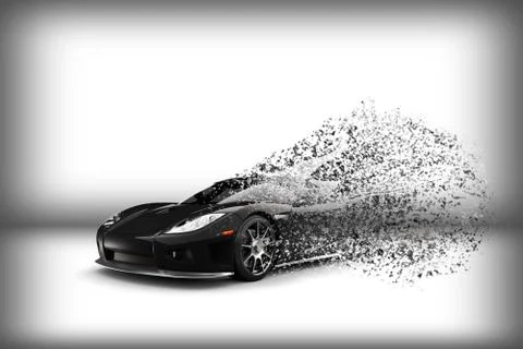 Car Explosion Stock Illustration