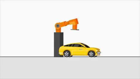 Car Factory Stock Footage 219555164
