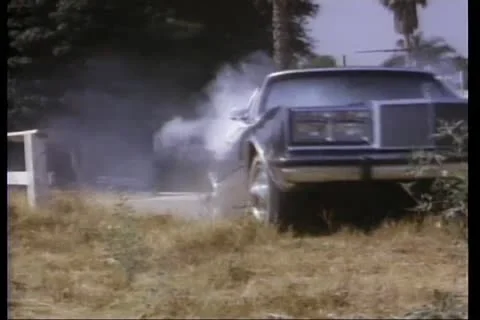 Car falling off cliff Vídeos de archivo 11345443